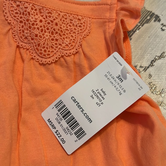 6 piece lot mixed footies onsies  some NWT Carters / First Impressions 3 month - Picture 8 of 15